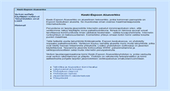 Desktop Screenshot of keskiespoo.net